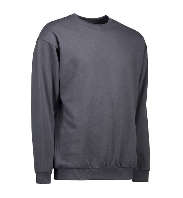 Klassisk Sweatshirt Koksgrá