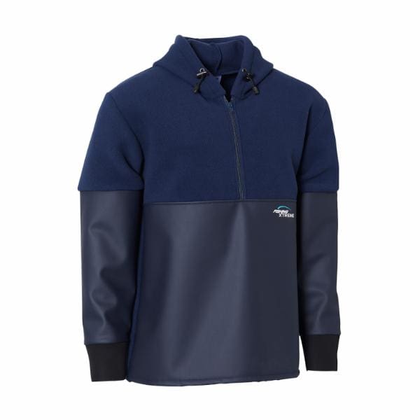 Anorakkur Oljuklæði/Fleece Navy