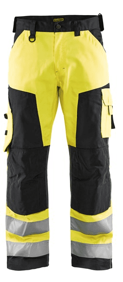 High Vis Buksur Uttan Seymlummar Gular/Svartar