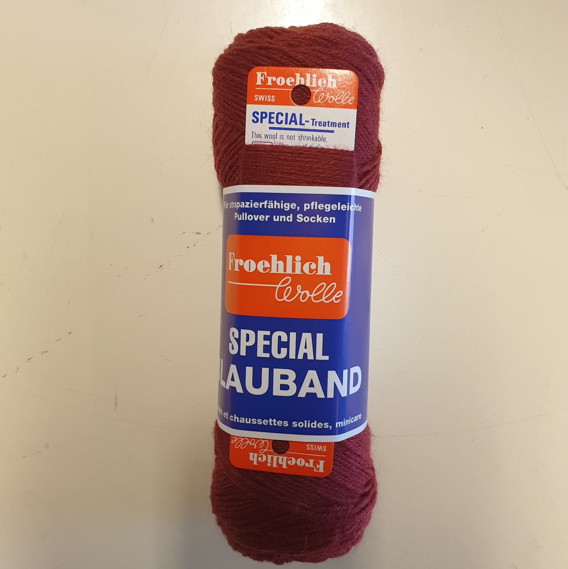 Blauband Garn F.7 Bordeaux 50Gr