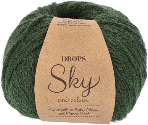 Drops Sky Uni Colour 20 Mørk Vedbend