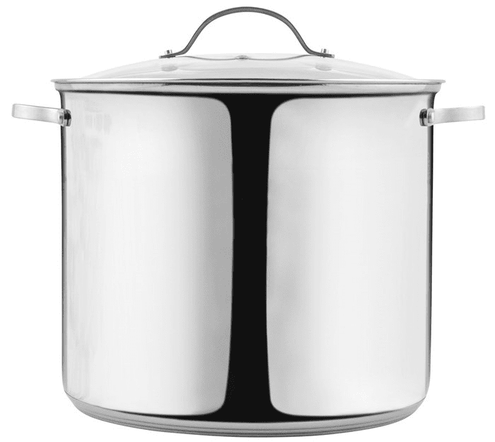 Grýta 18L Ø30H26Cm V/Lok Rustfrítt Stál