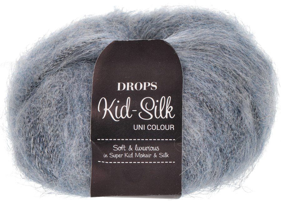 Drops Kid Silk 43 Blå Vind