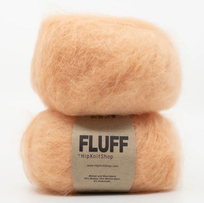 Fluff Mohair – Peach Cream