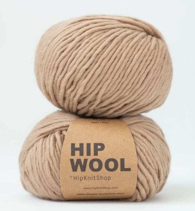 Hip Wool – Cookie Dough Light Brown
