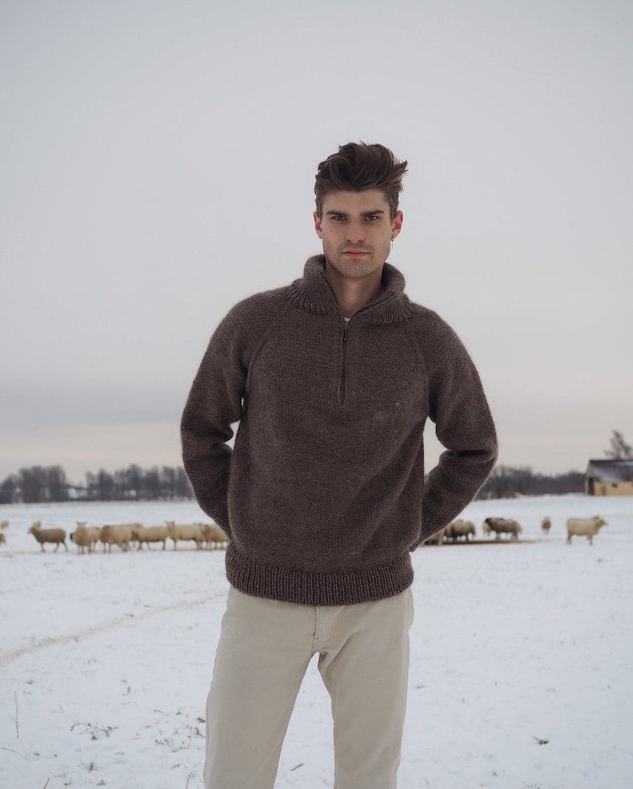 Bindiuppskrift – Zipper Sweater
