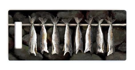 Skeribretti – Ræstur Fiskur 17×40 Cm