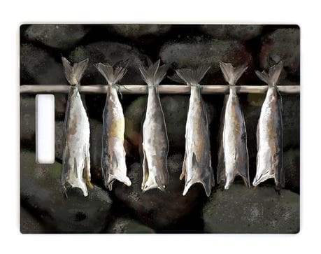 Skeribretti – Ræstur Fiskur 30×40 Cm
