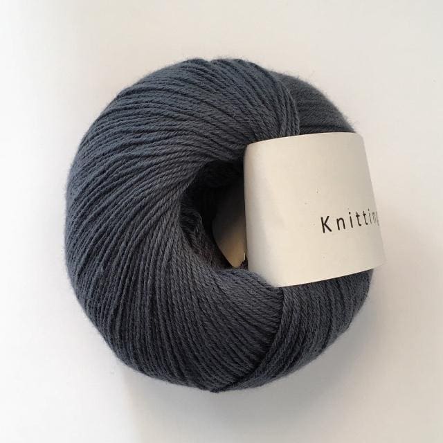 Cotton Merino Støvet Blåhval