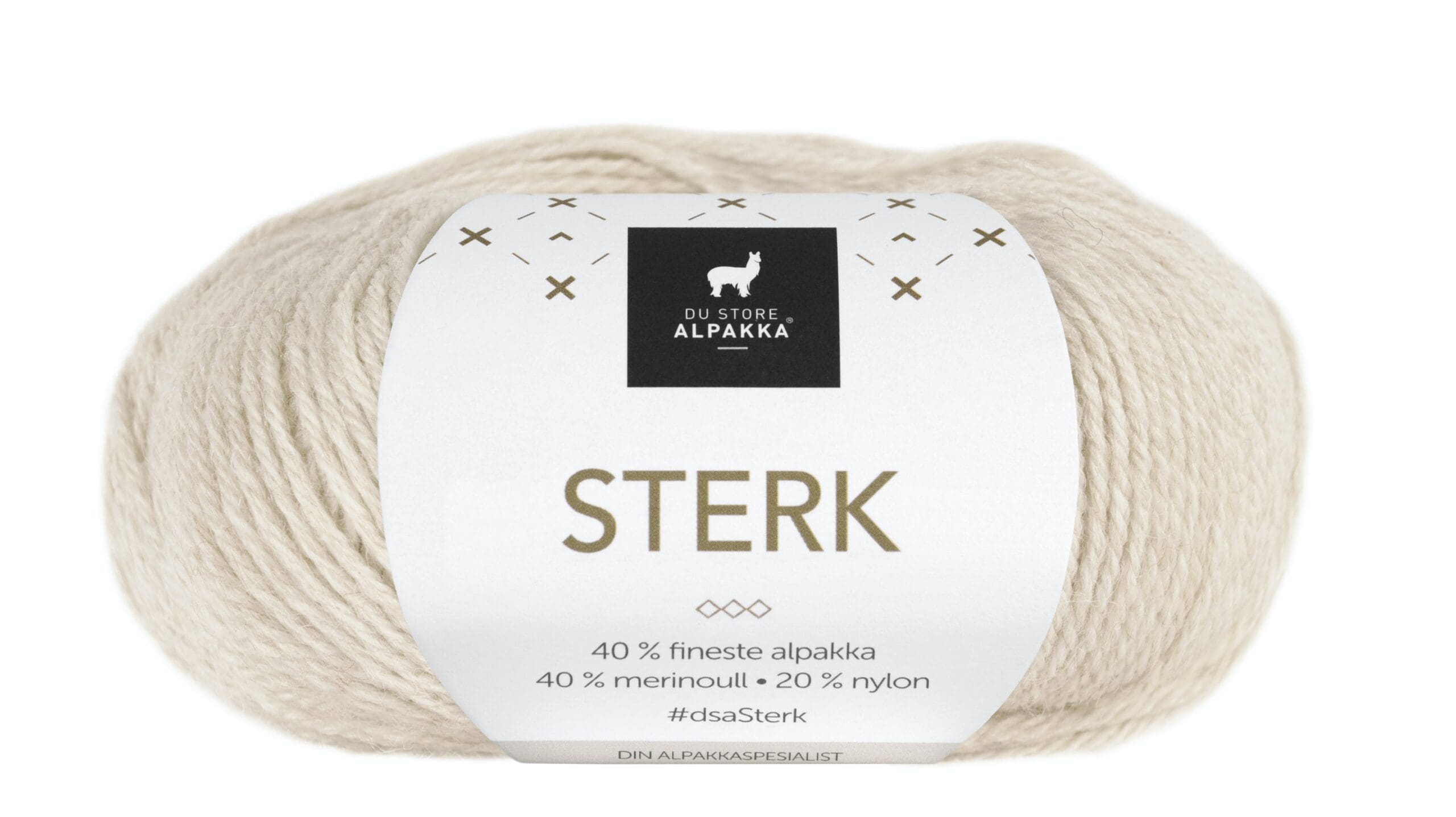 Sterk Lys Beige Meleret 845
