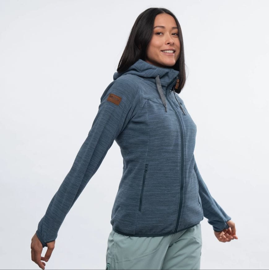 Hareid Fleece Jakki Kvinnur Orion Blue