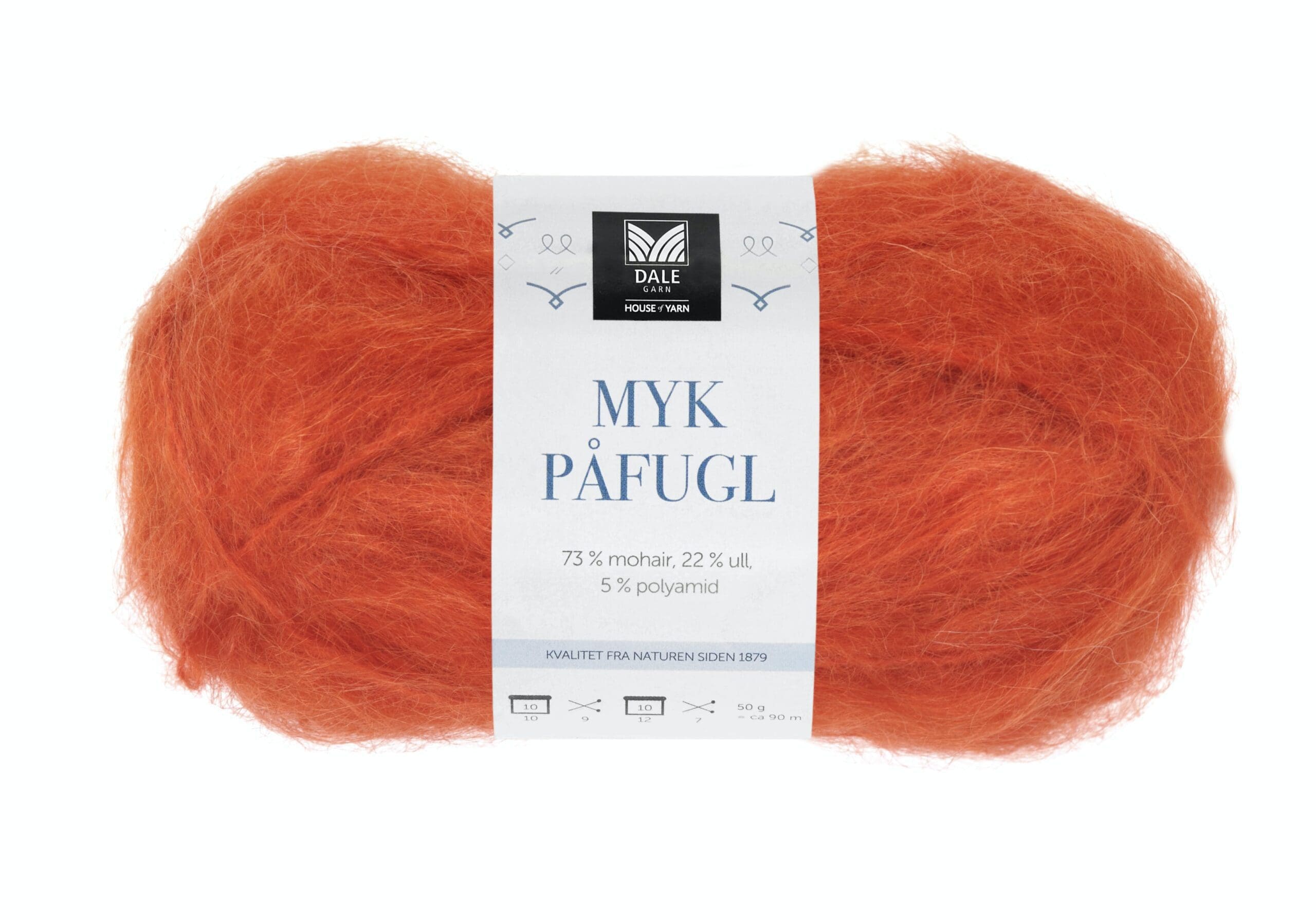 Myk Påfugl Oransje 7903