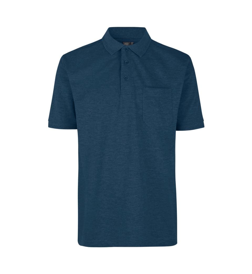 Pro Wear Polo T-Shirt V/Bringulumma Blá Melange