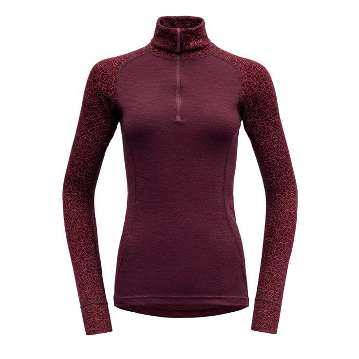 Duo Active Woman Merino 205 Zip Neck Port