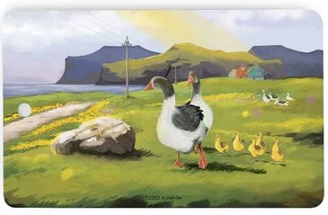 Smyrjifjøl – Úti Á Bøi 14,3×23,3Cm