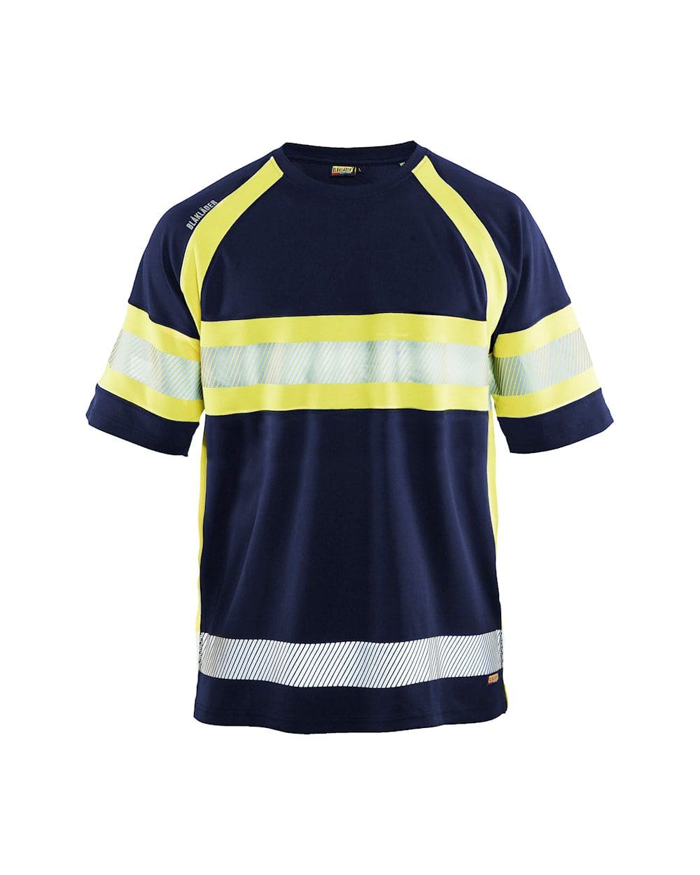 High-Vis T-Shirt Marineblá/Gul