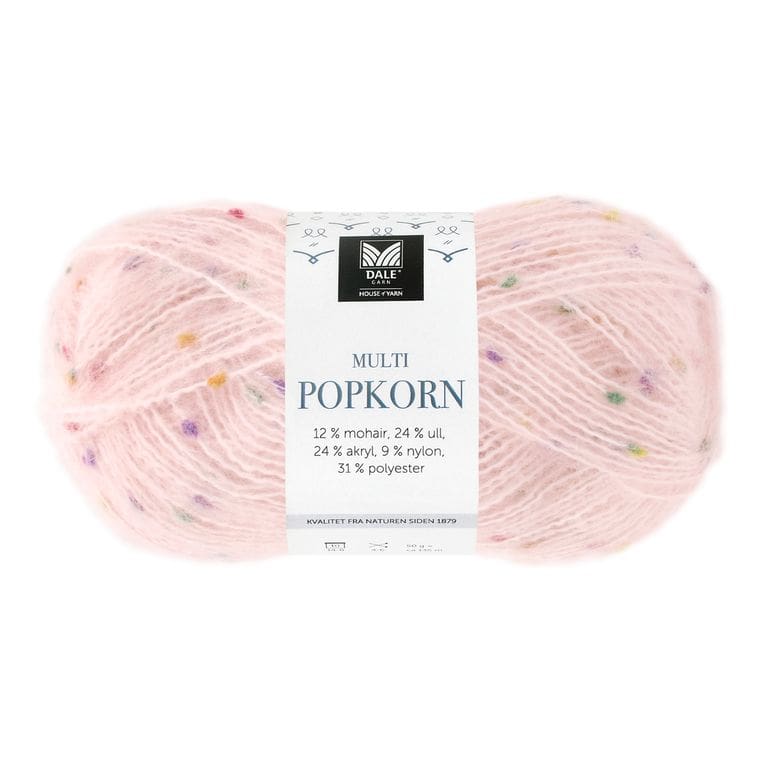 Multi Popcorn Lys Rosa 504