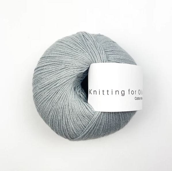 Cotton Merino Pudderblå