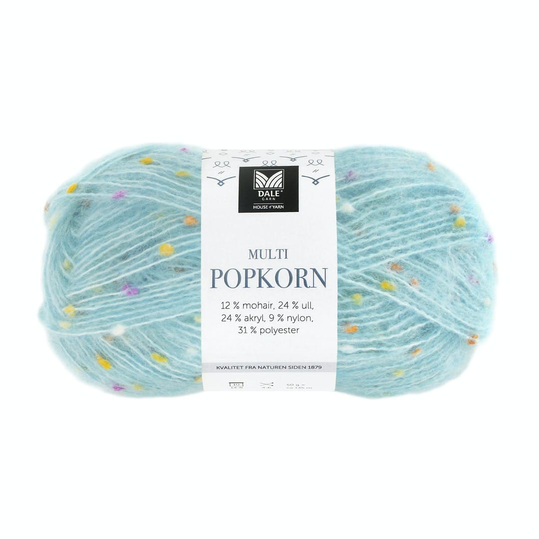 Multi Popcorn Lys Turkis