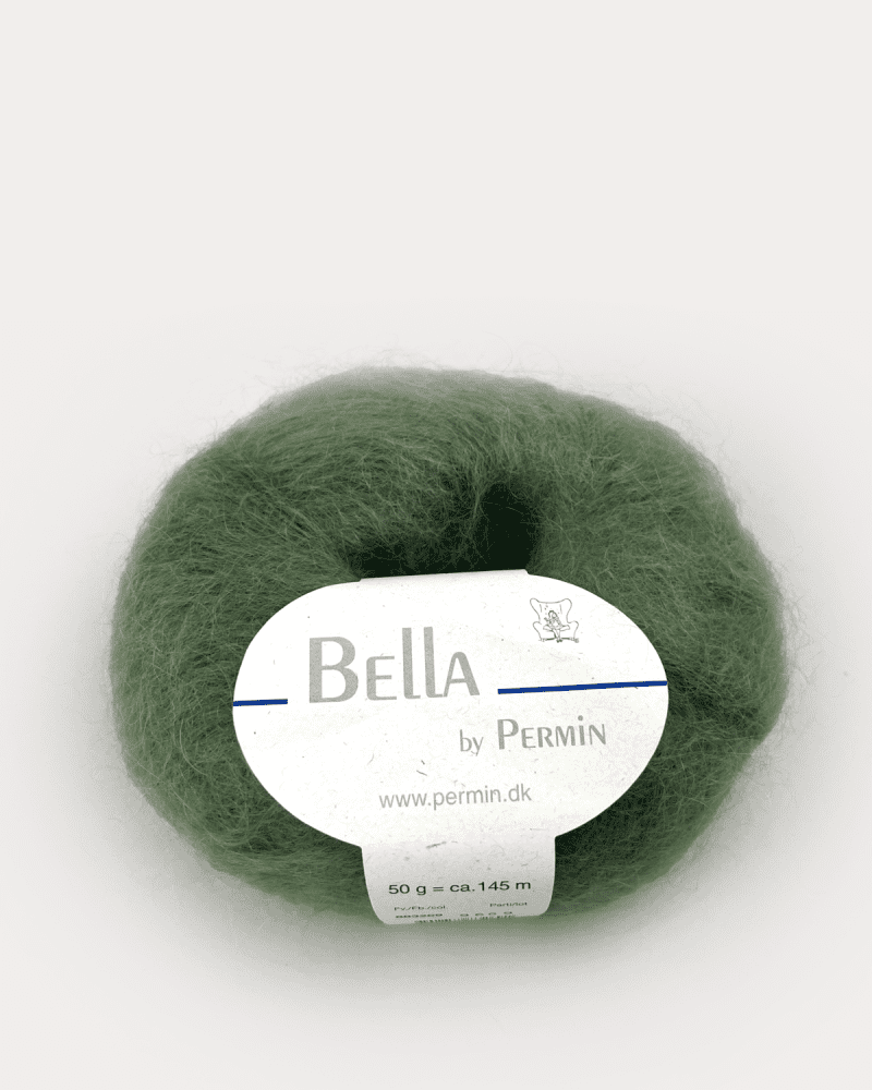 Bella Mohair Mosgrøn 883287