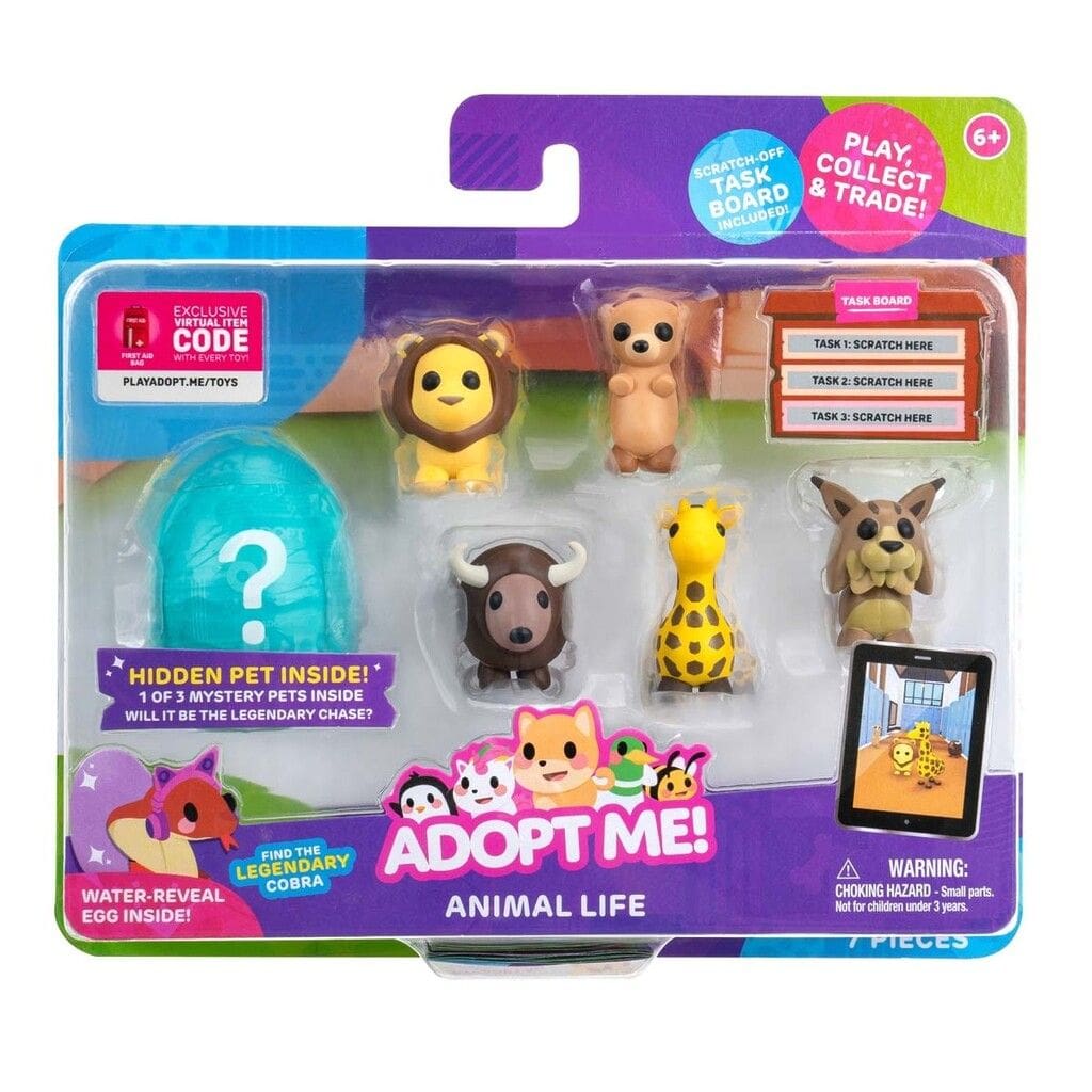 Adopt Me Pets 5Cm 6-Pack Asst.