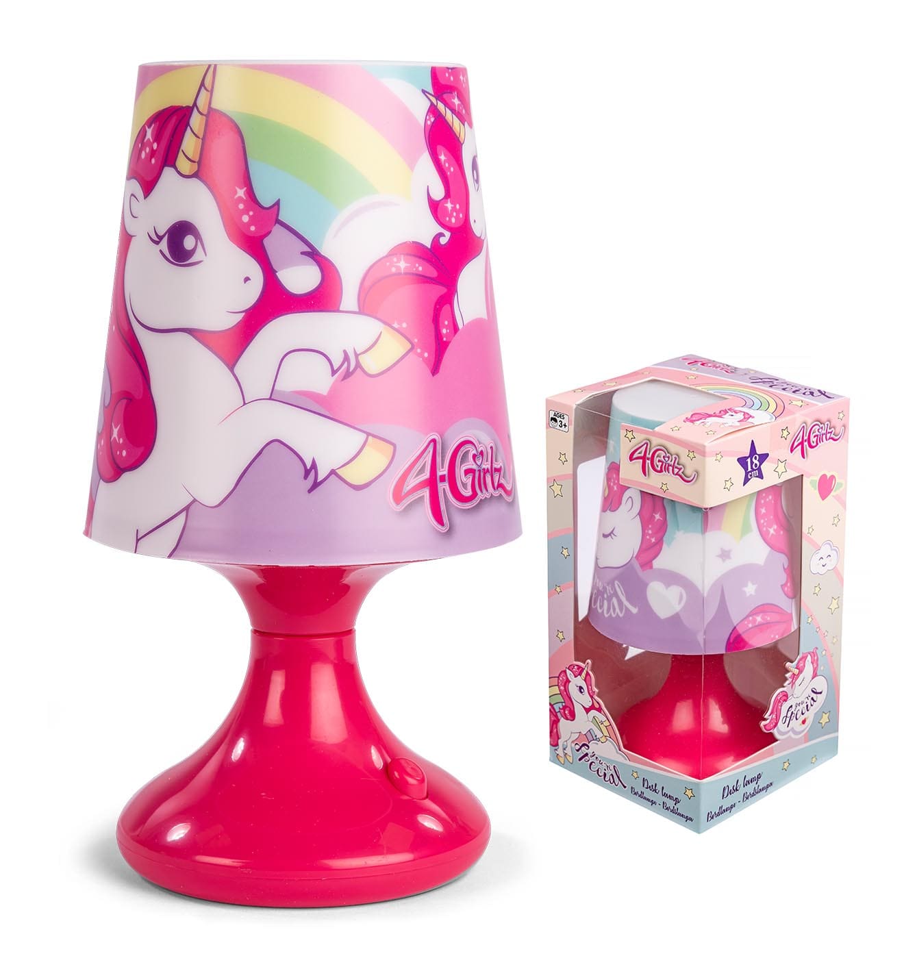 Einhyrninga Borðlampa 18Cm