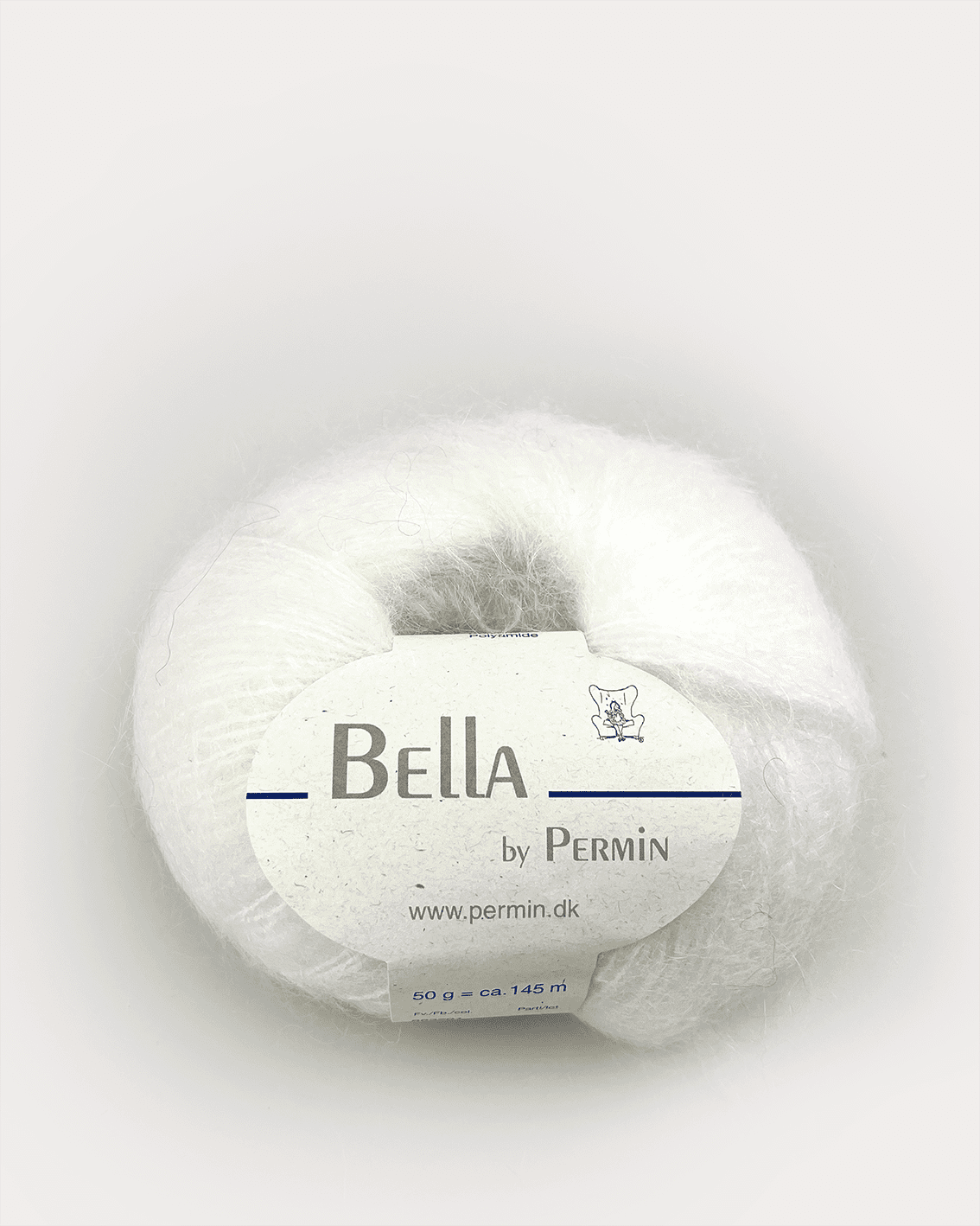 Bella Mohair Hvítt 01