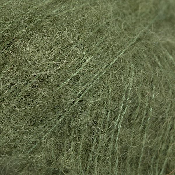 Brushed Alpaca Silk 32 Mosegrønn