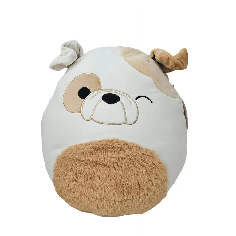 Squishmallows 19 cm Brock the Winking Bulldog Berglon