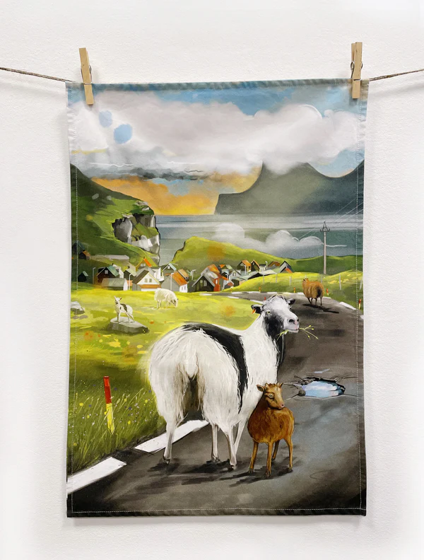 Viskustykki – Summarkvøld 50X70Cm