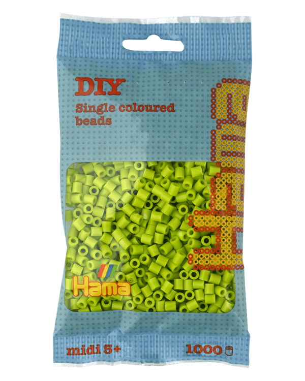 Midi perlur 1000 stk. Lime 207-104 – Berglon