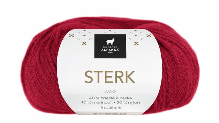 Sterk Mørk Rød 819