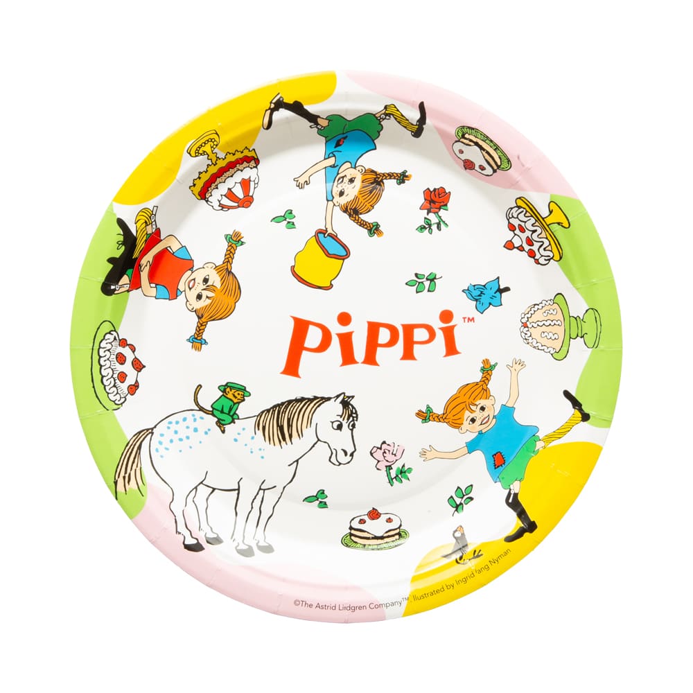 Pippi Einnýtistallerkar 23Cm 8 Stk