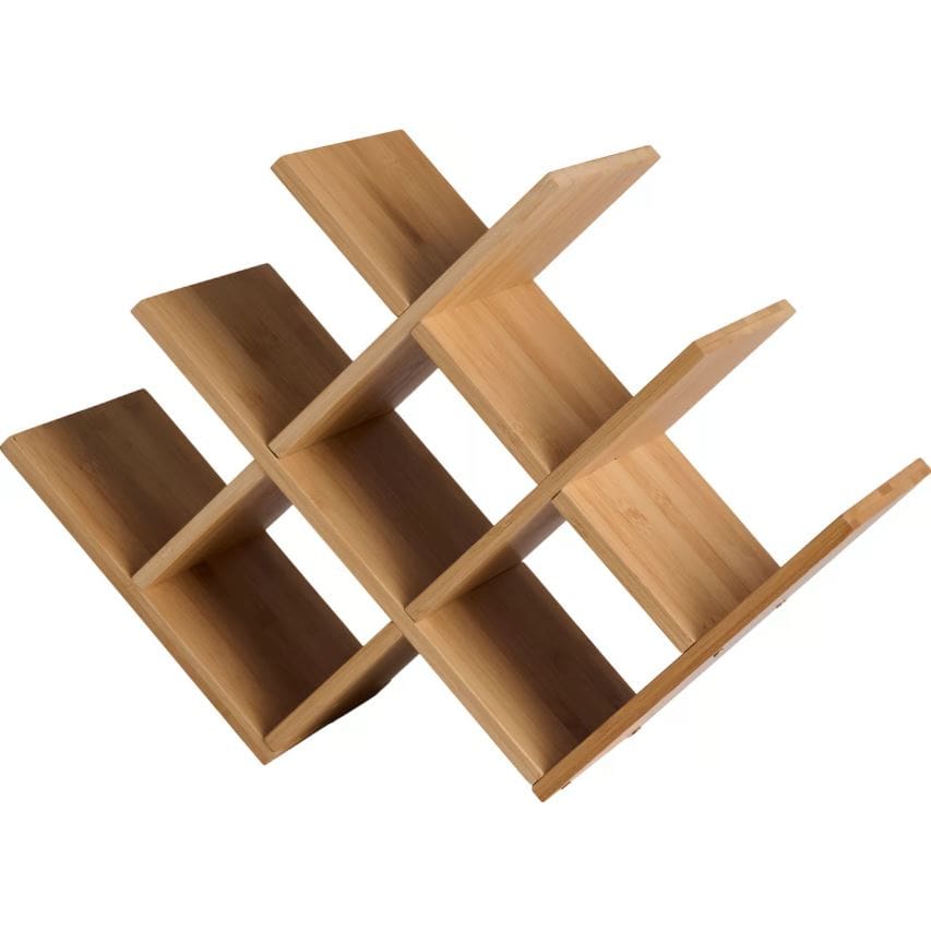 Vínreol T/8 Fløskur 46×16,5X32Cm Bambus