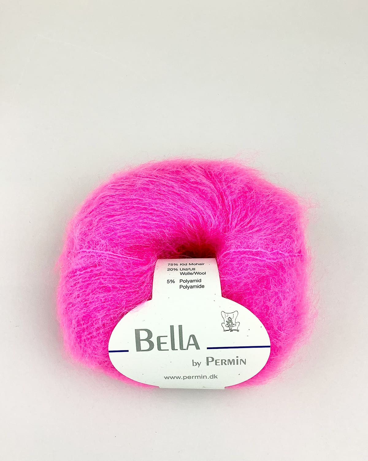 Bella Mohair Neon Pink 883292