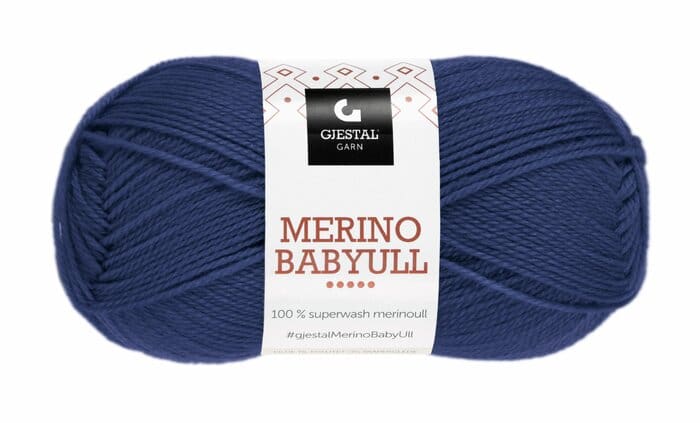 Merino Babyull – Mørk Blå 810