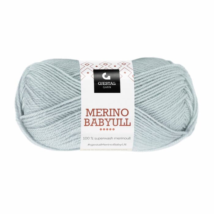 Merino Babyull – Pudderblå 906