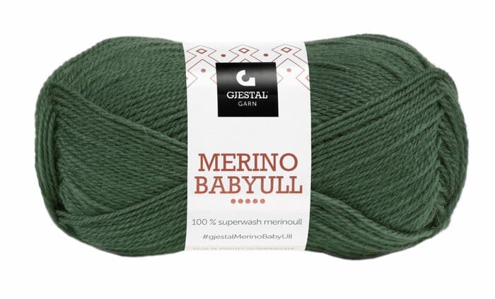 Merino Babyull – Armygrøn 879