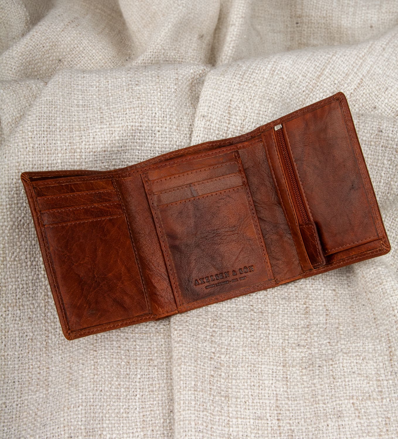 Mappa 9X11X2,5Cm Cognac