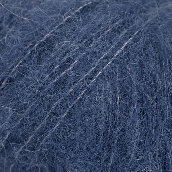 Brushed Alpaca Silk 39 Marineblå