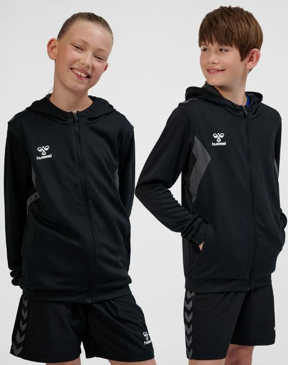Authentic Pl Zip Joggingjakki V/Hettu Og Snarlás, Til Børn