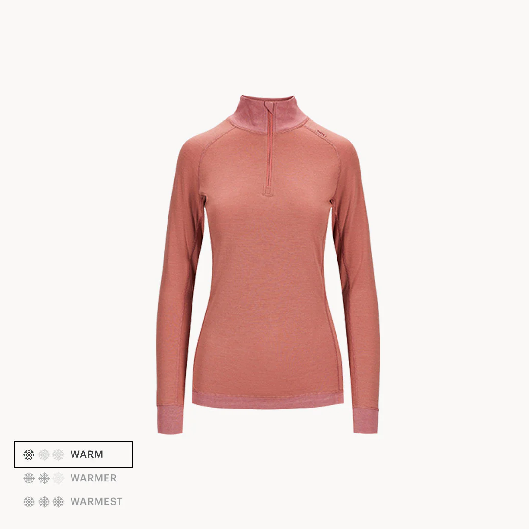 Bambull® W Half Zip Blusa V/Kraga Og Snarlás, Til Kvinnur