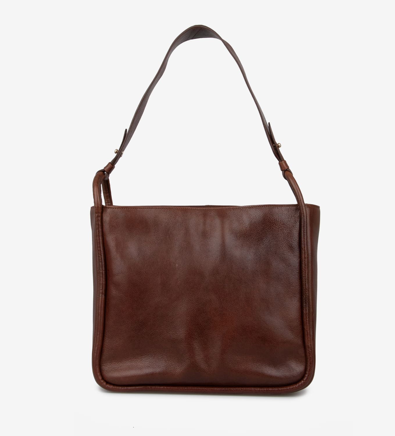 Ajo Shopper Taska 35X28X10Cm Brún