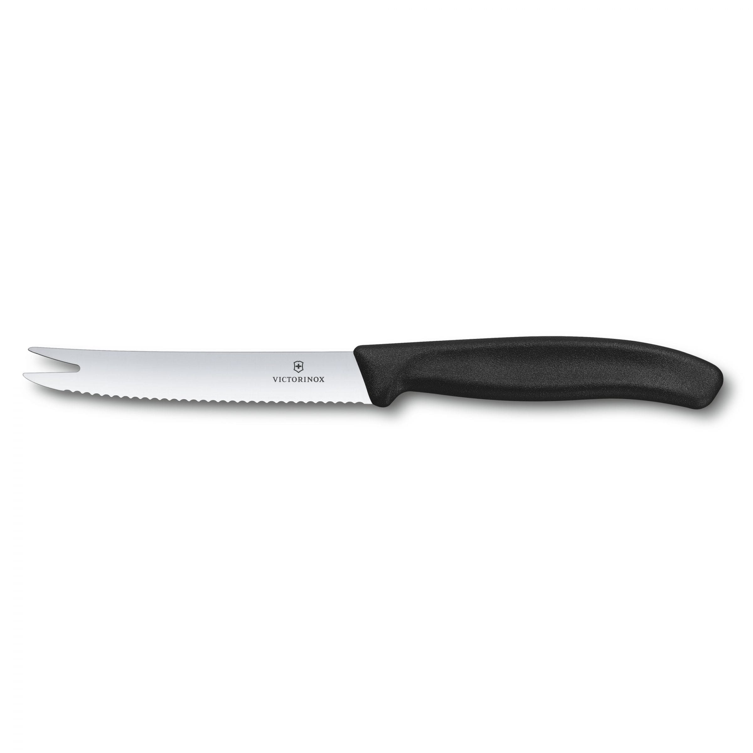 Pylsu- Og Ostaknívur 11Cm, Svartur