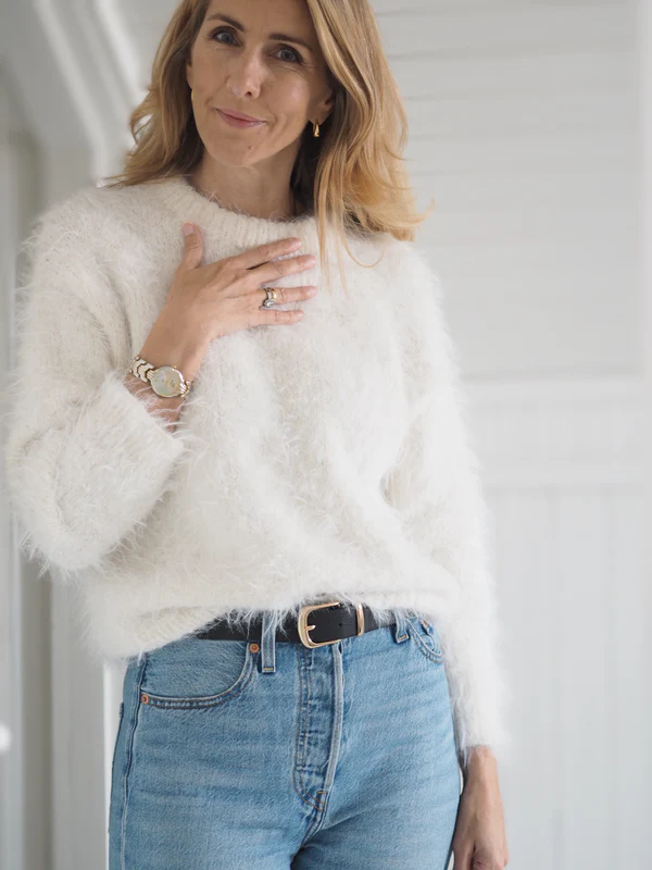 Uppskrift – Fuzzy Sweater