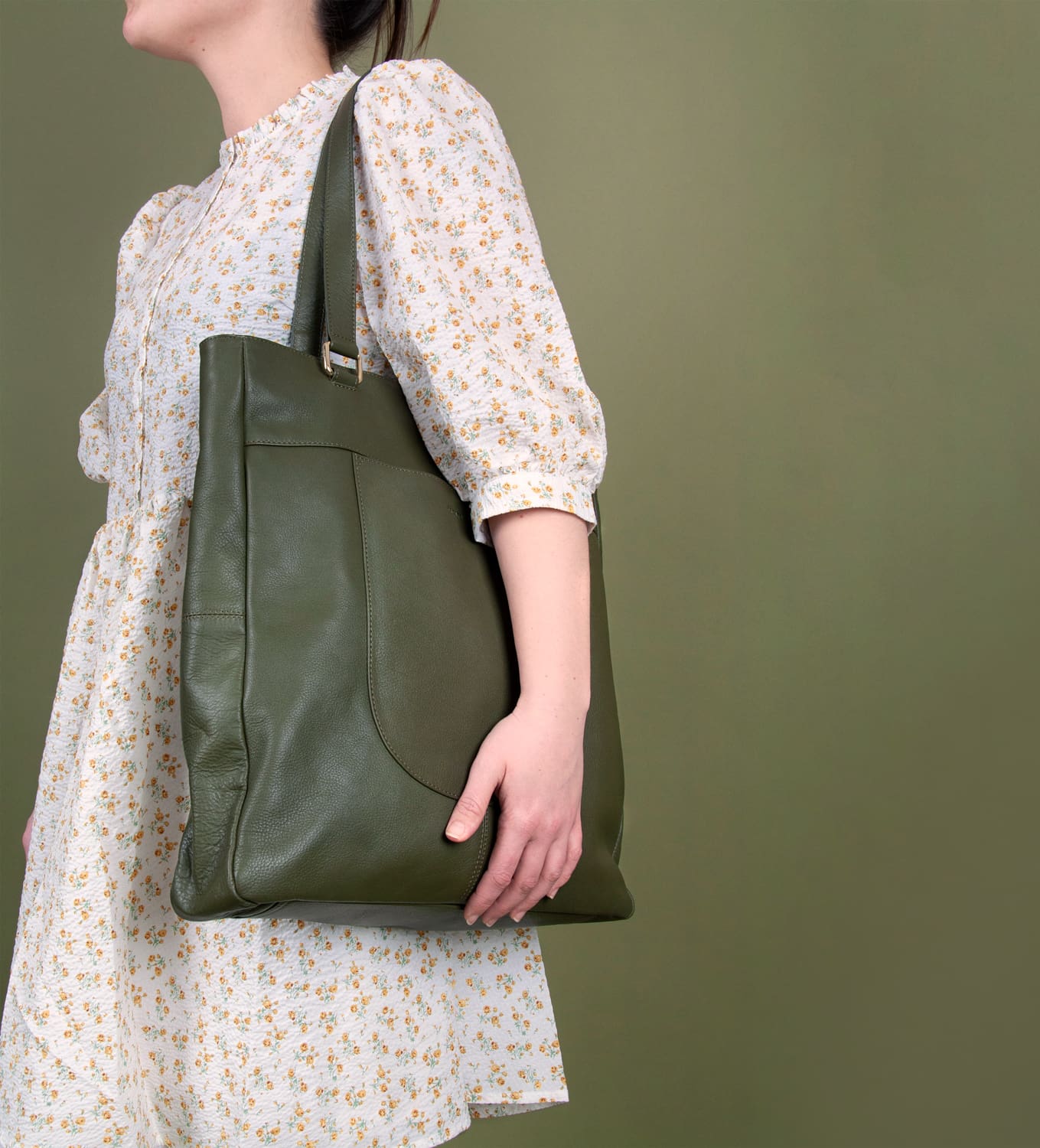 Lilly Shopper Taska 38X40X7Cm Green