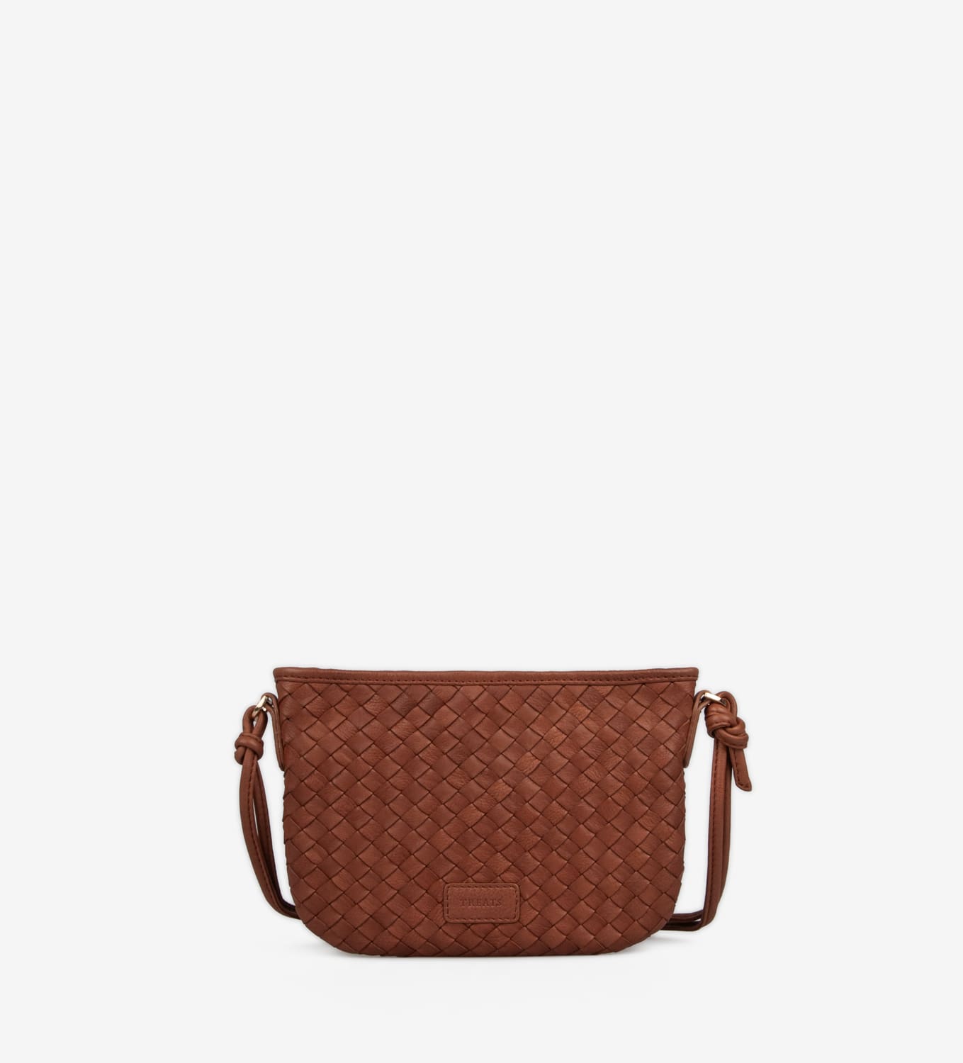 Brenda Cb Braiding Taska 16X23X2Cm Cognac
