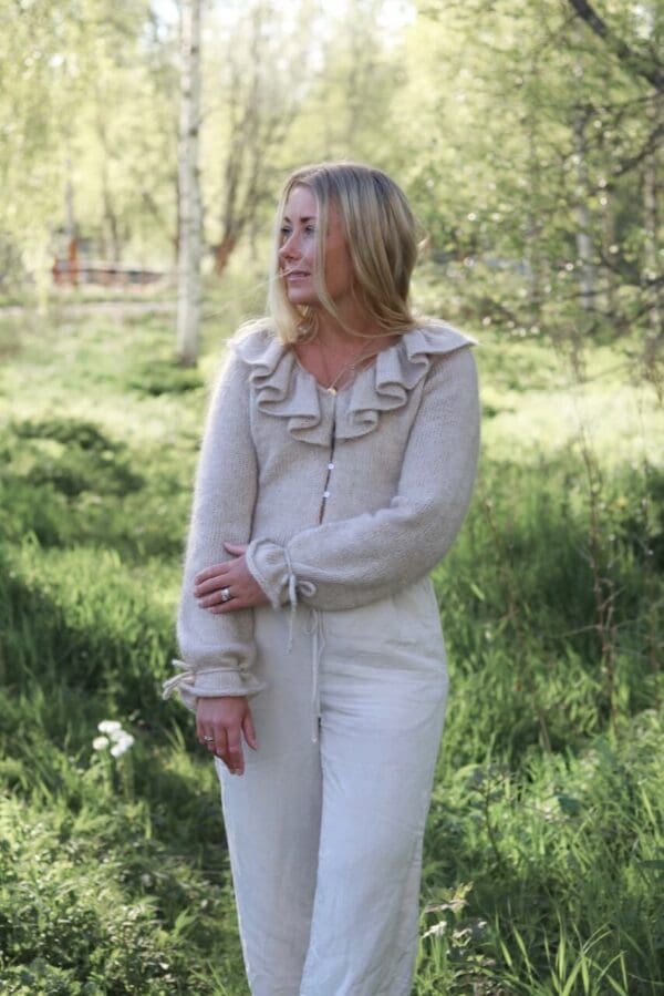Uppskrift – My Frill Cardigan – Dansk