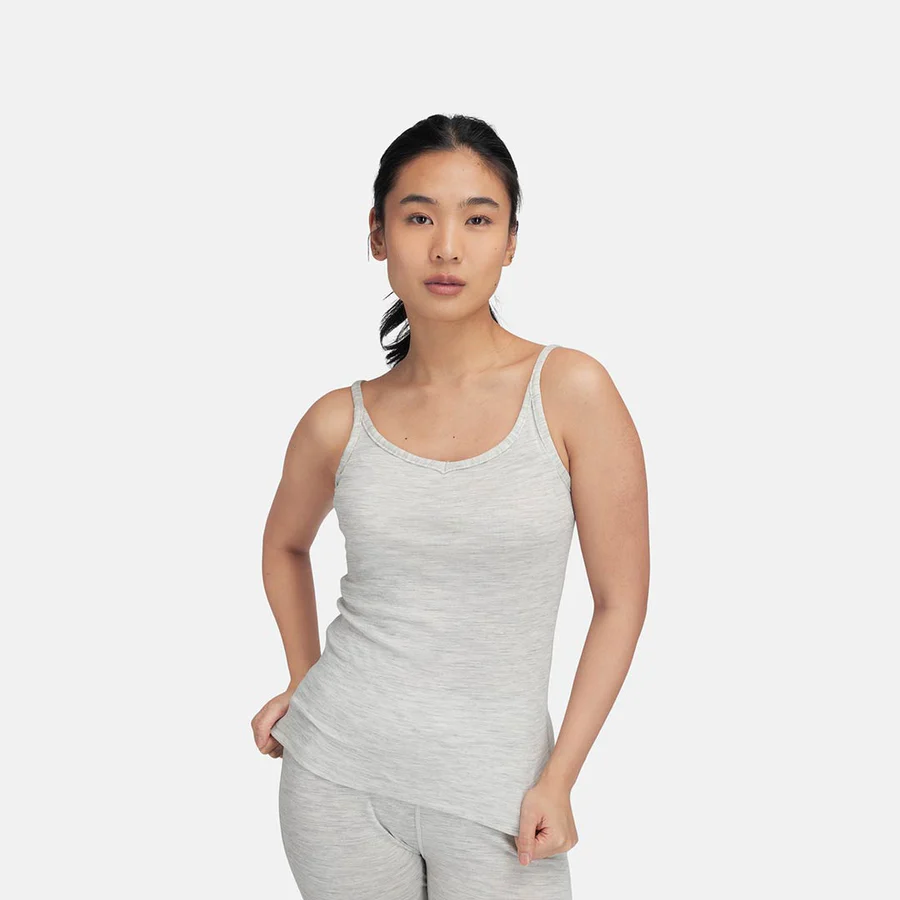 W Frost Rib Singlet Toppur