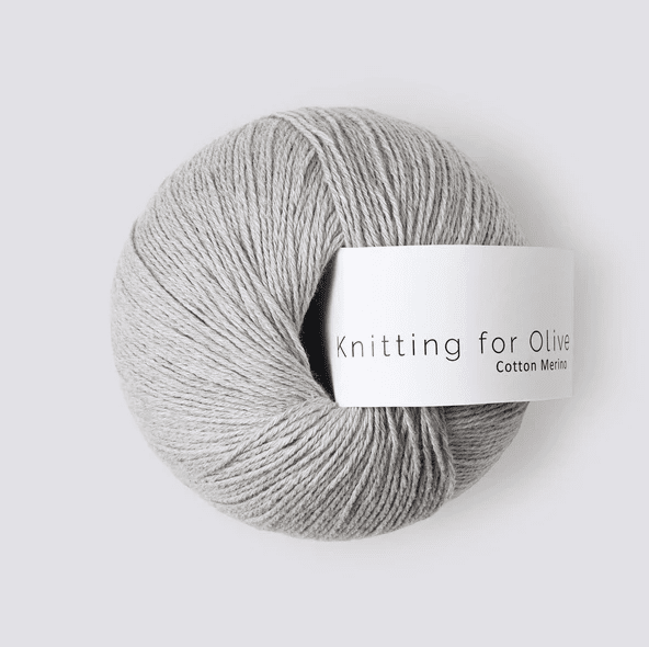 Cotton Merino – Pearl Gray / Perlegrå